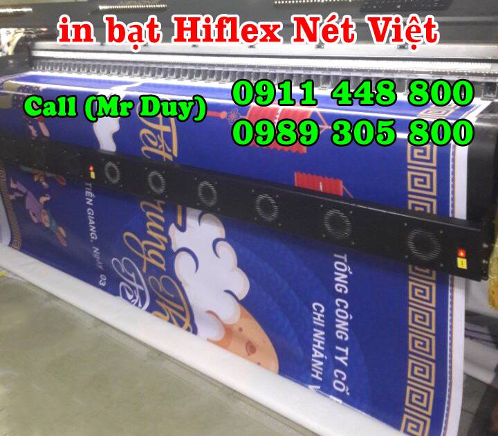 In bạt Hiflex khổ lớn giá rẻ tại Mỹ Tho,Tiền Giang